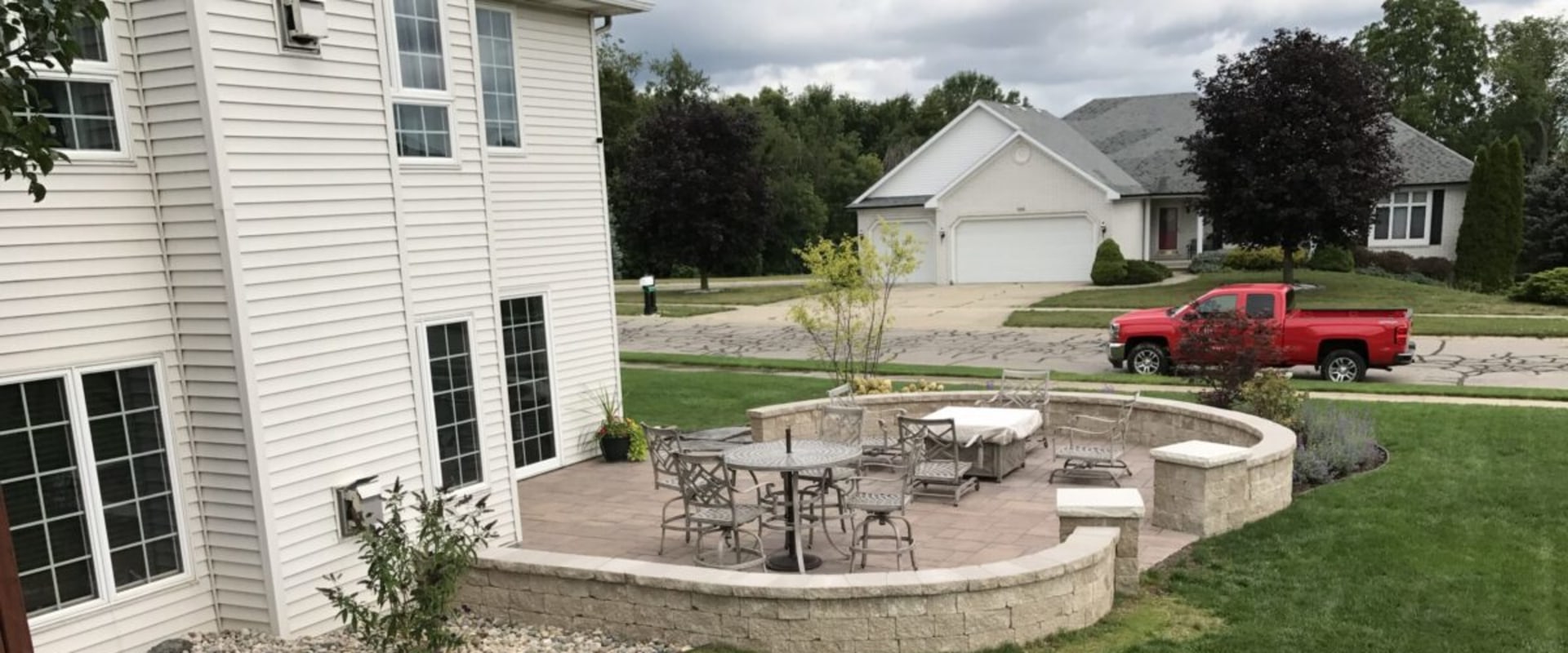 What qualifies as hardscape?