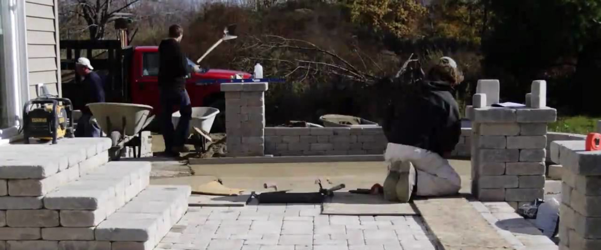 How to install hardscaping?