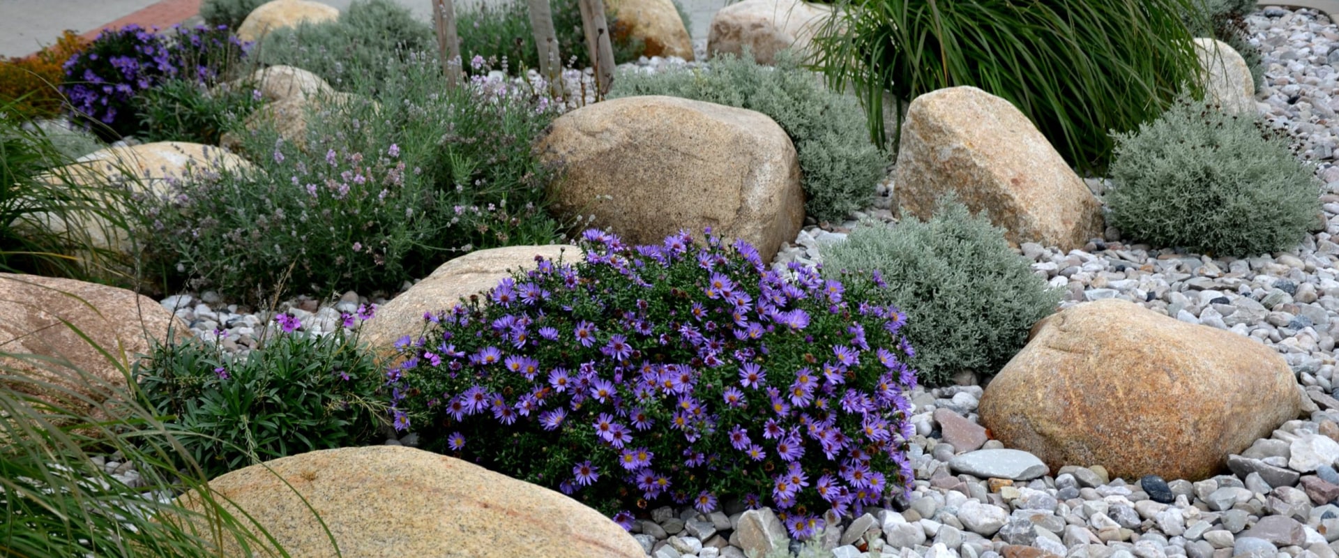 What do you use for hardscaping?